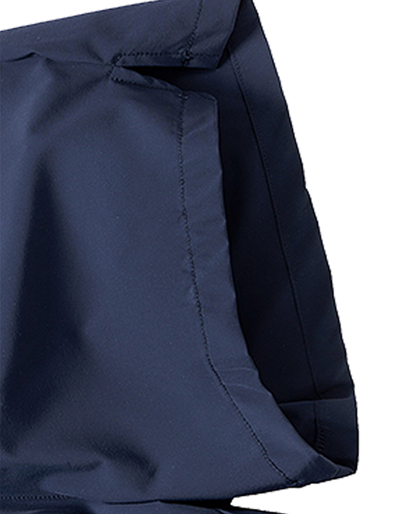 Men Elastic Waist Pocket Quick-Dry Ice Silk Sports Shorts