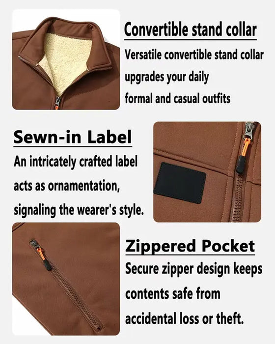 Padded Polar Fleece Open Front Cardigans