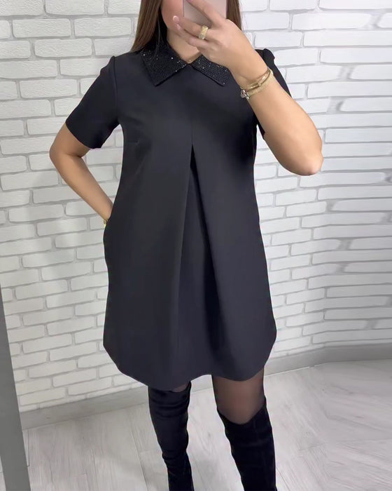 Fashionable Peter Pan Collar Dress