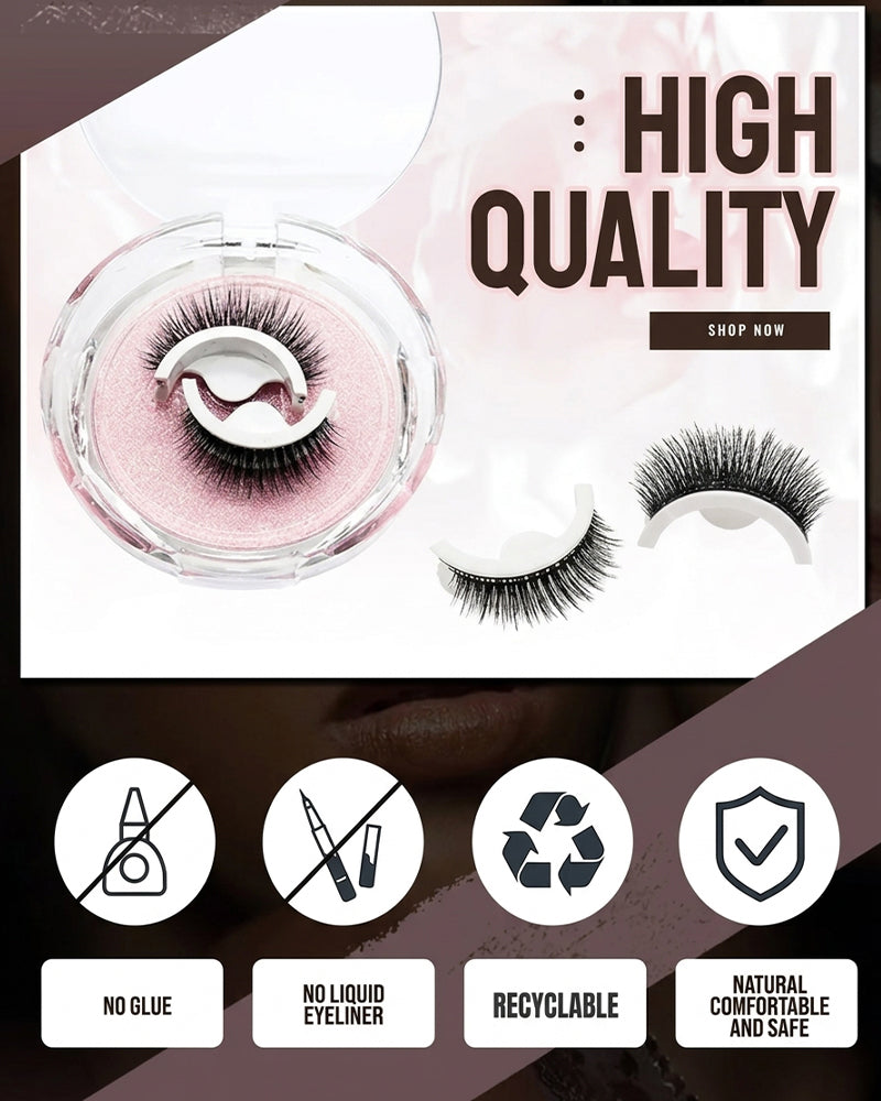 🥳2026 On Sale 🥳💞 More Than 50.000 Sold! 👁️✨ Reusable Self-Adhesive False Eyelashes – No Glue Needed, Just Apply And Go. Natural Curl, Reusable And Easy To Remove. A Real Gamechanger In Beauty! 💕🌸