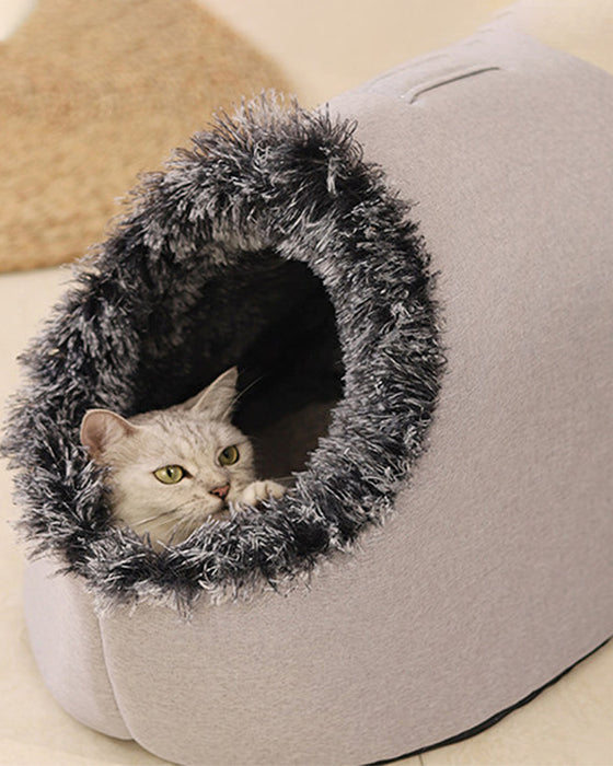 OFFWinter Warm Pet Cave Bed