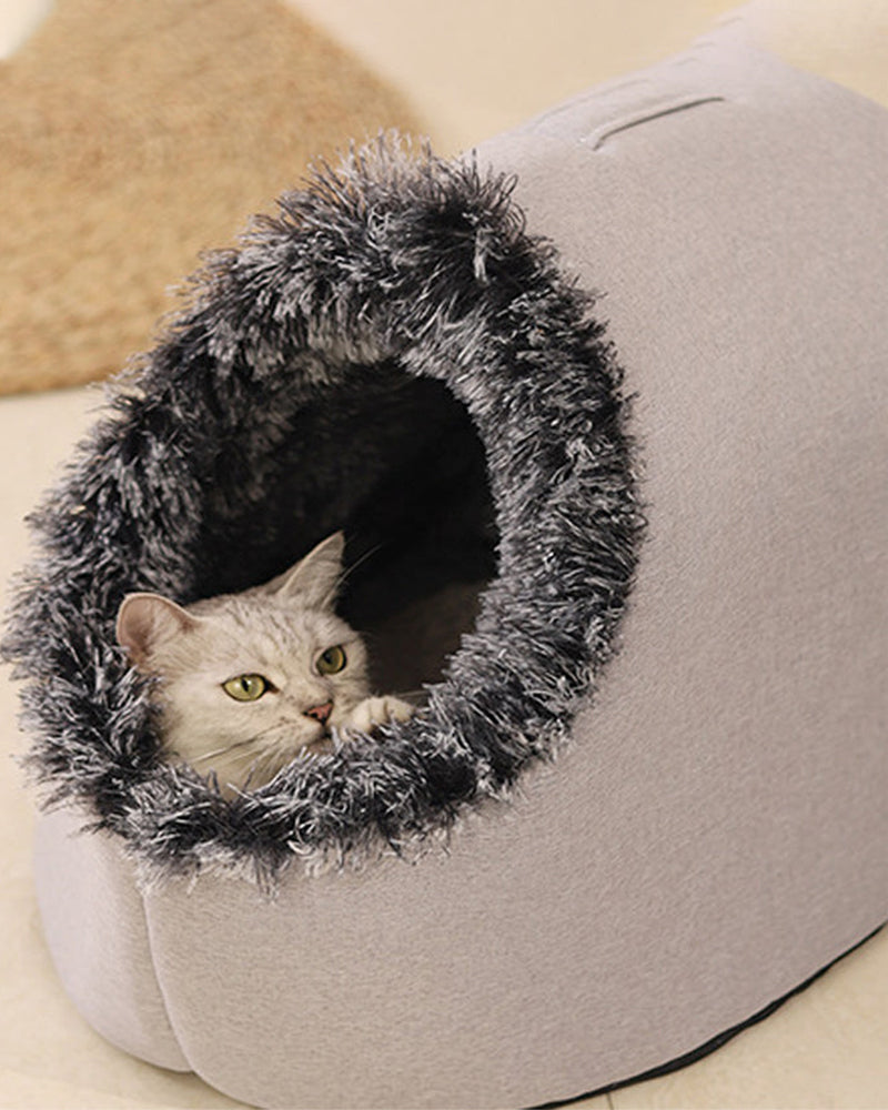 OFFWinter Warm Pet Cave Bed