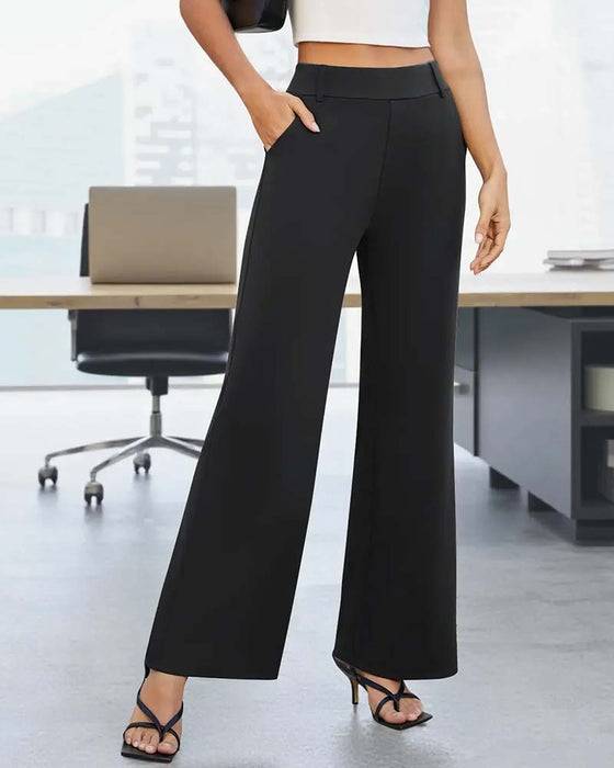 Draped Fit Suit Pants