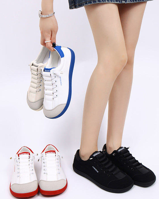 Women's Wide Toe Casual Sneakers