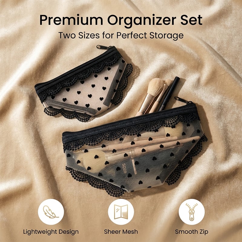 Heart-Shaped Triangular Bag