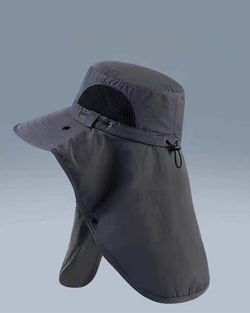 Face Covering Sun Protection Bucket Hat