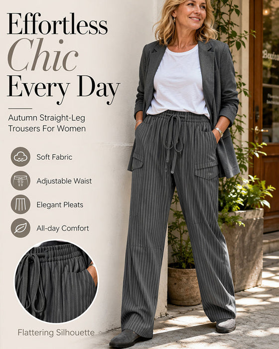Pocket Drawstring Long Pants