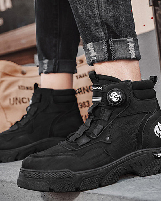 Men's Outdoor Swivel Buckle Work Shoes 🔄👞 – Waterproof 💦, Anti-slip 🚶‍♂️, Comfortable , Breathable 🌬️