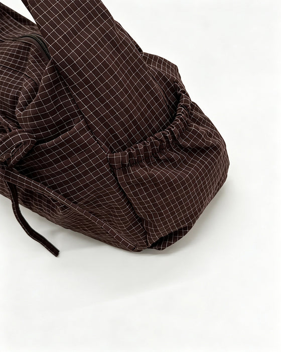 Bow Plaid Crossbody Bag