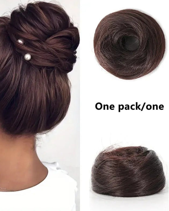 Synthetic Messy Bun Hair Piece for Women