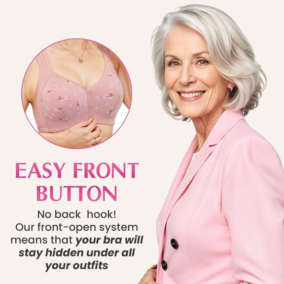 Comfortable & Convenient Front Button Bra
