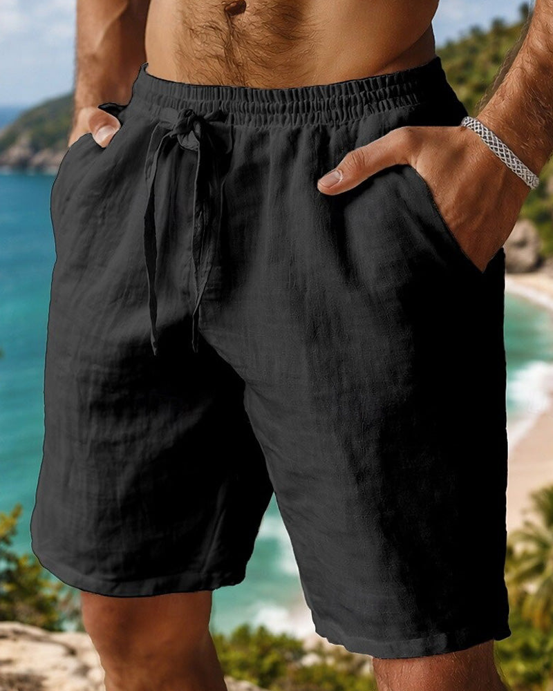 Pure Cotton Beach Five-Point Casual Shorts