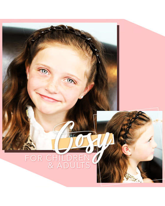 Hairstyle Headband With Clips