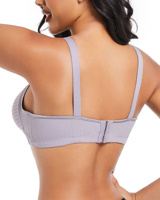 Three-Row Hook Bra