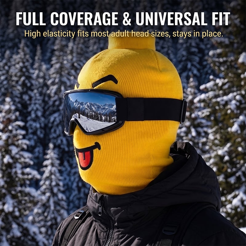 Funny ski headgear