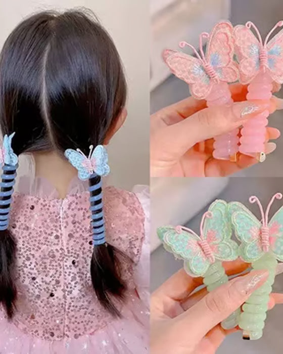 Butterfly Telephone Wire Hair Bands