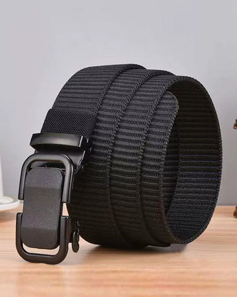 Men's Tactical Nylon Belt - Durable Buckle & Adjustable Size