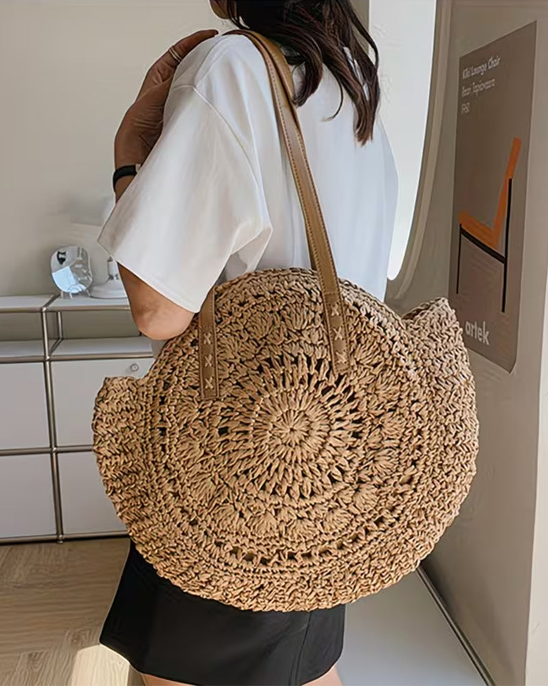 Handwoven Straw Bag