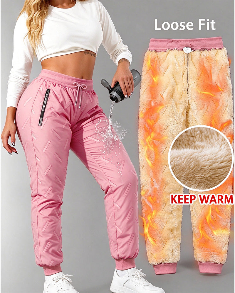 Fleece-Lined Outdoor Thermal Pants