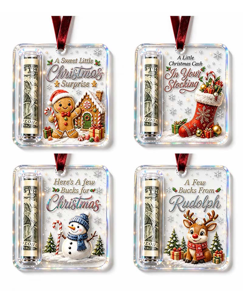 Christmas Cash Gift Ornament