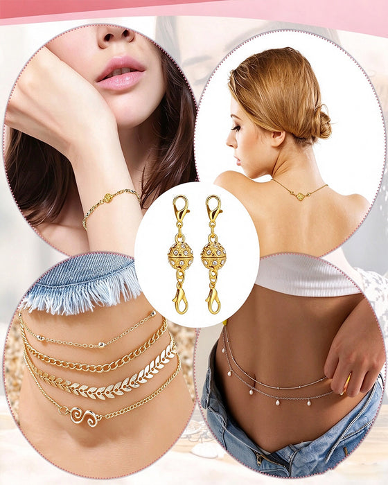 12 Pack Magnetic Necklace Clasps and Closures