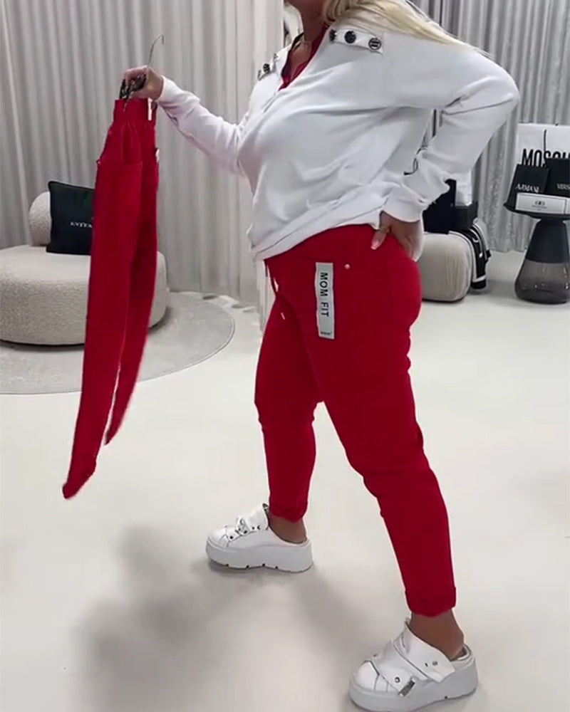 Fashion Stretch Drawstring Pants