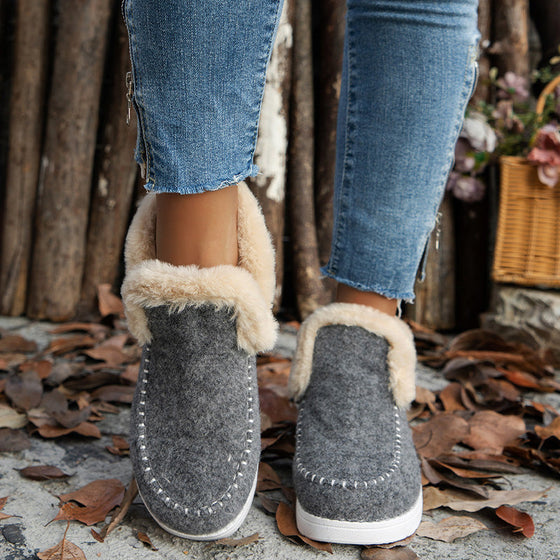 ❄️Women's Winter Non-Slip Faux Fur Warm Ankle Boots