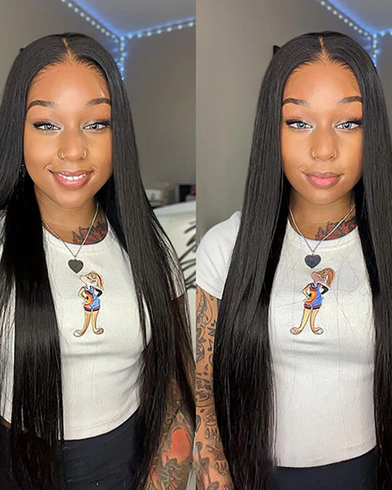 Silky Straight Easy Wear Go Glueless Wigs Pre