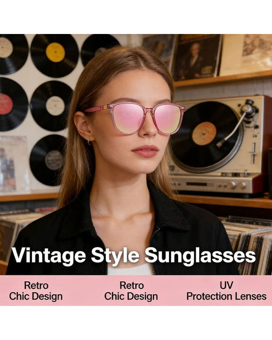 Large-Frame Polarized Sunglasses