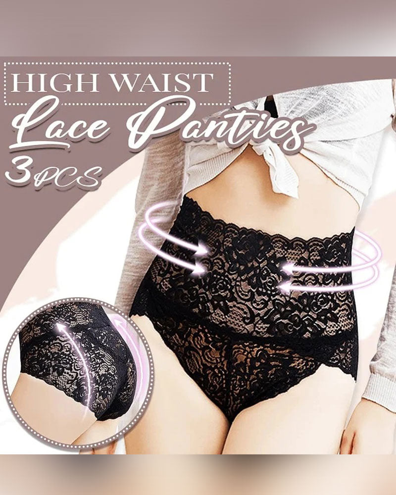 High Waist Pretty Lace Panties