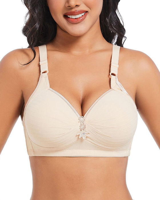 Three-Row Hook Bra