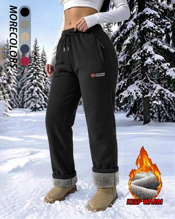Warm Fleece Pocket Pants