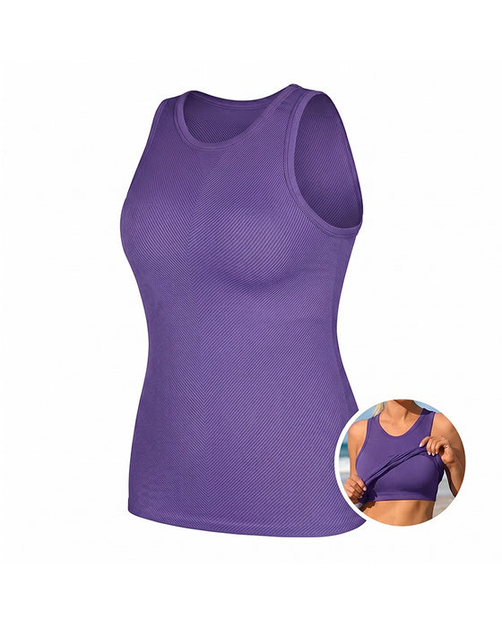 Sporty built In Bra Tank Top