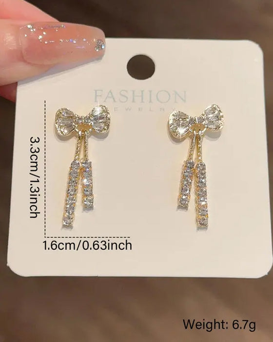 Sparkling Butterfly Earrings
