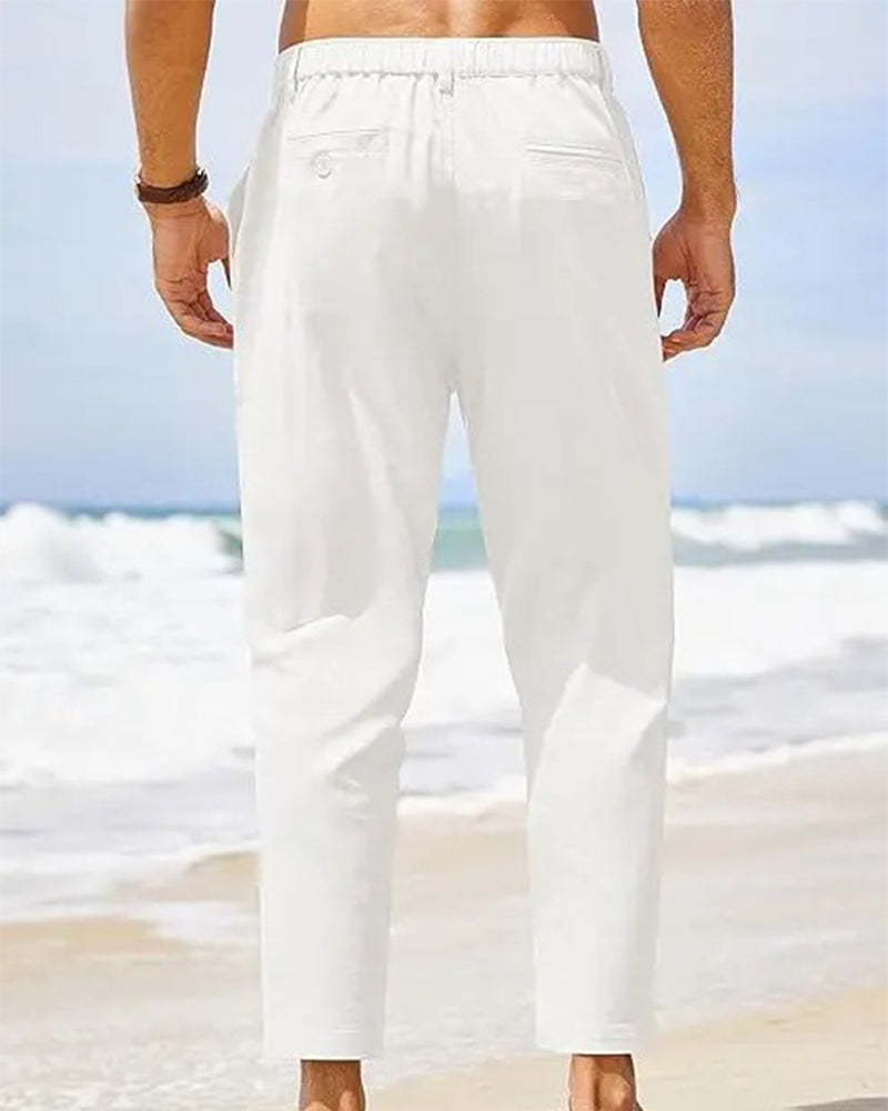 Men's Casual Cropped Pants