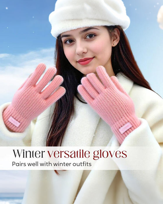 Warm Thermal Knit Touchscreen Gloves