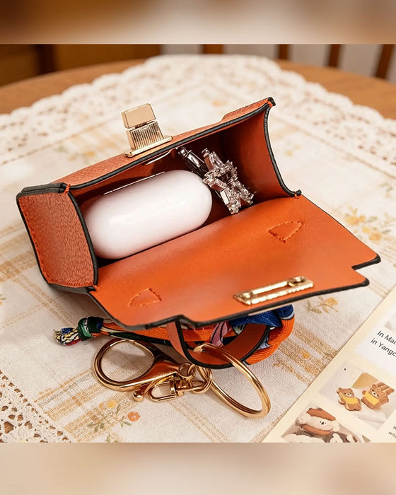 Mini Square Bag Pendant Keychain