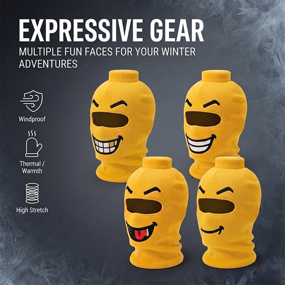 Funny ski headgear