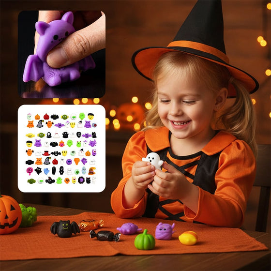 Halloween Squishies Stress Relief Toy Set