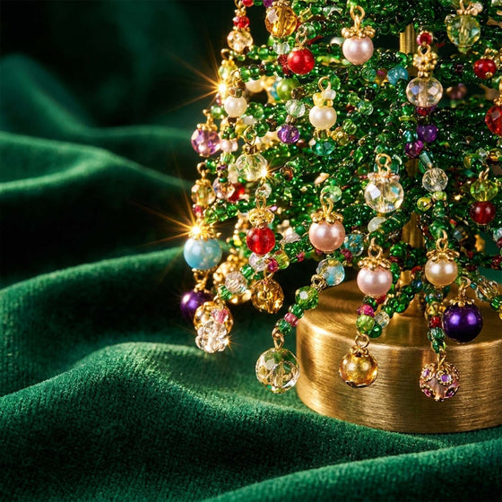 DIY Beaded Christmas Tree Ornament Craft Kit