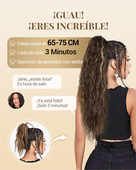 Long Voluminous And Curly Hair Extension