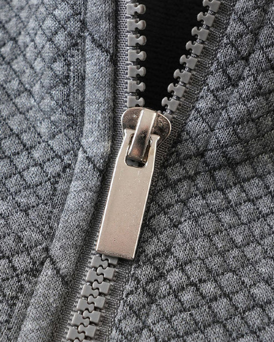 🔥Special Offers - Men's Casual Half-Zip Cable Knit Pullover