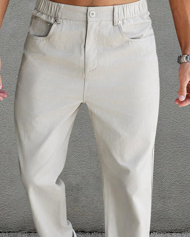 Men's Straight Leg Casual Pants