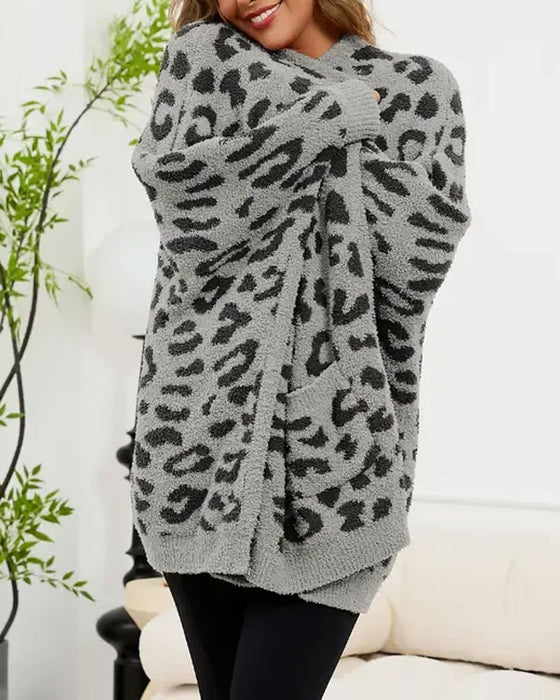 Pocket Casual Long Sleeve Cardigan