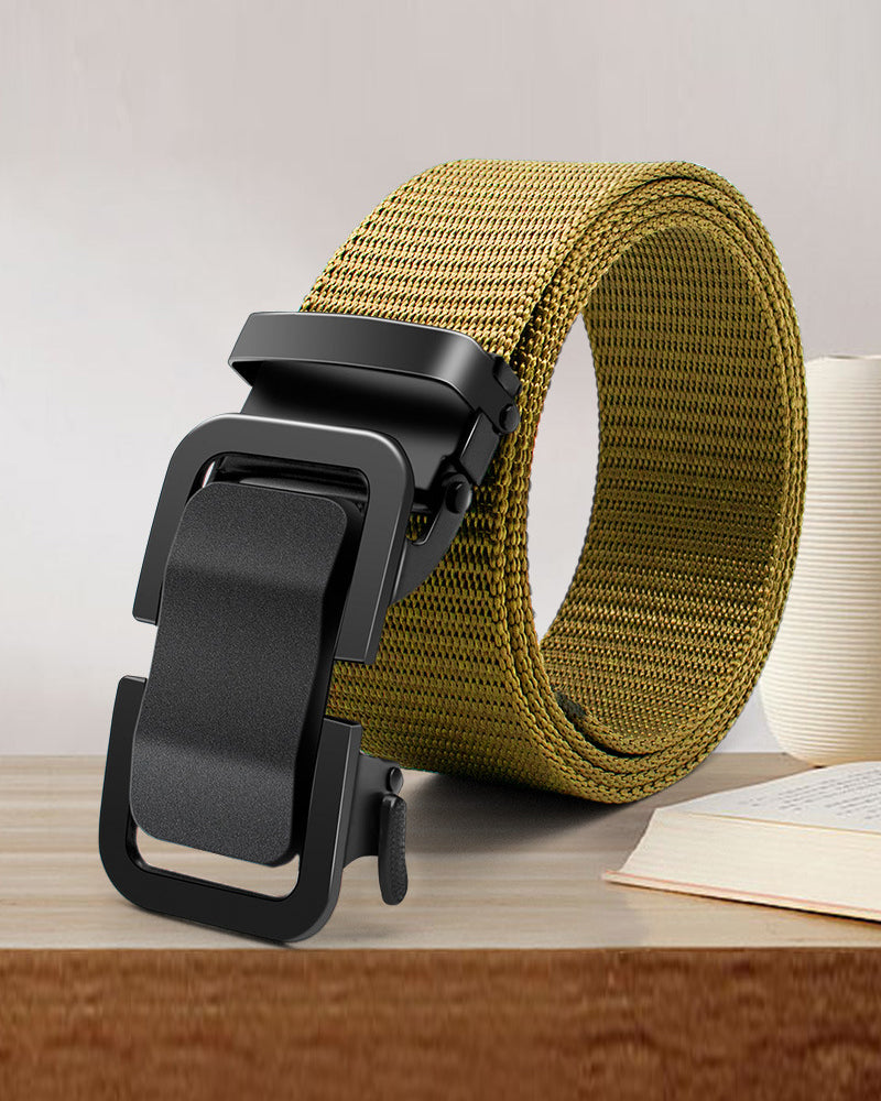 Men's Tactical Nylon Belt - Durable Buckle & Adjustable Size