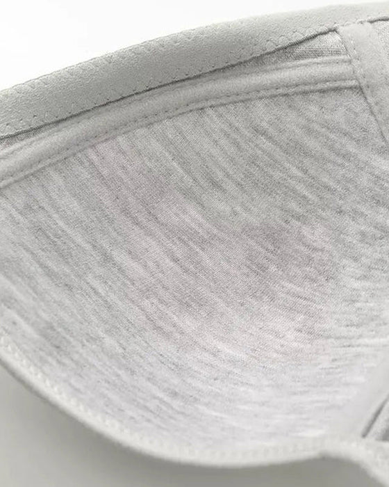 Adjustable Front Closure Push-Up Bra Wire-Free, Seamless & Side Support for Daily Wear, Spring-Summer Comfort