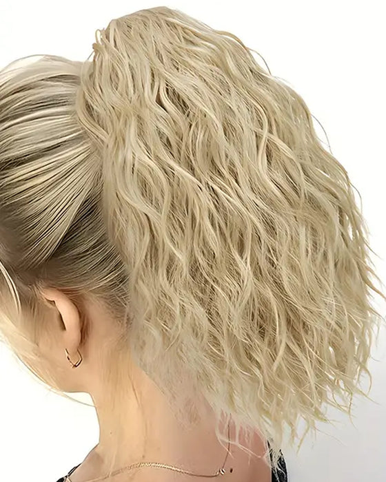 Synthetic Long Wavy Fluffy Ponytail Hairpieces