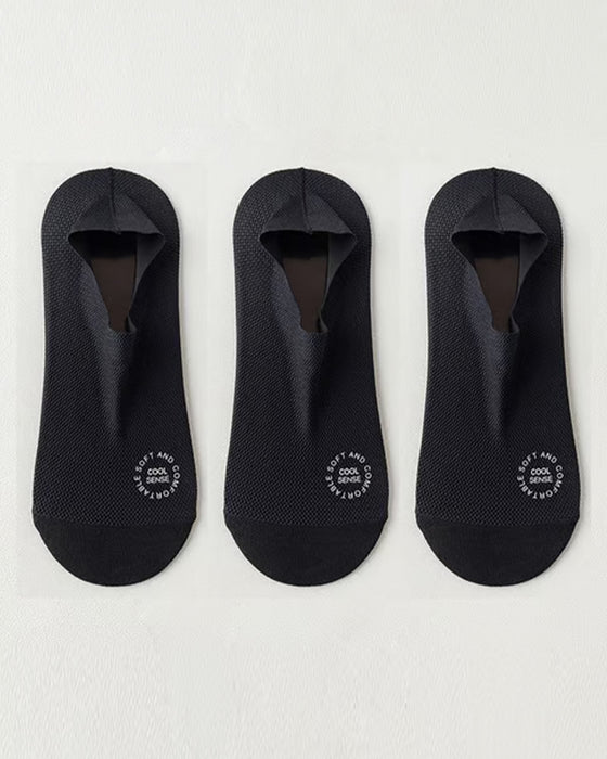 Men's Ice Silk Boat Socks