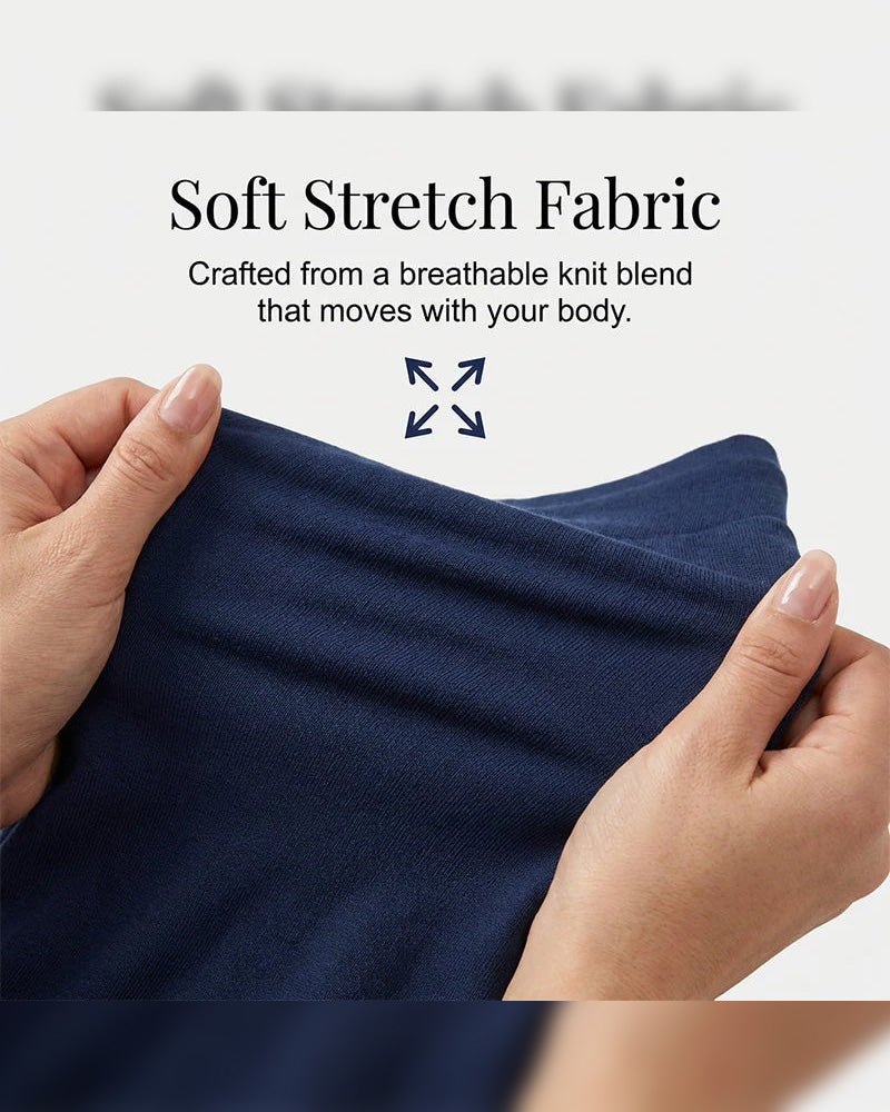 Solid color pocket cropped lounge pants