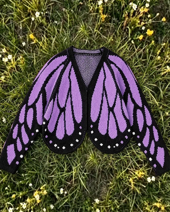 Butterfly Fashion Casual Cardigan